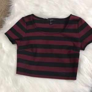 Striped Crop Top
